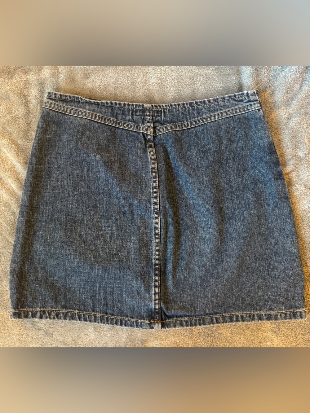 NWOT AMERICAN EAGLE OUTFITTERS JEAN MINI SKIRT SIZE 0 - Picture 5 of 6